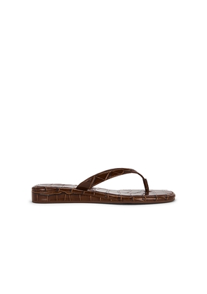 Loeffler Randall Lina Elevated Flip Flop in Brown. Size 10. Also in 6, 6.5, 7, 7.5, 8, 8.5, 9, 9.5.