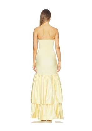 L'IDEE Elevate Gown in Yellow. Size 10/M. Also in 8/S, 6/XS.