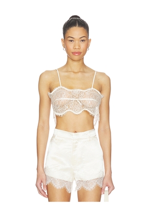 Nonchalant Label Clarissa Crop in Ivory. Size L. Also in M, S, XS.