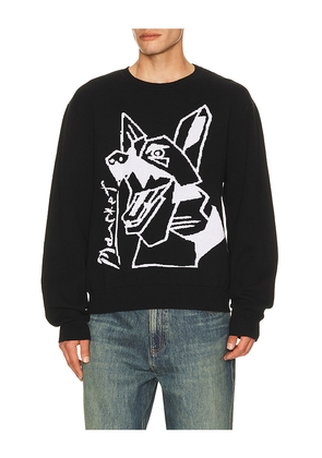 Market Cubism Beware Knit Sweater in Black. Size L. Also in M, S, XL/1X.