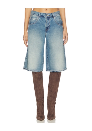 LEVI'S Super Baggy Jort in Blue. Size 24. Also in 25, 26, 27, 28, 29, 30.