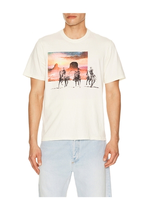 ONE OF THESE DAYS The Day The Rains Came Tshirt in White. Size L. Also in M, S, XL/1X, XXL/2X.