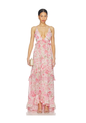 Lovers and Friends Cristina Gown in Pink. Size L. Also in M, S, XL, XS, XXS.