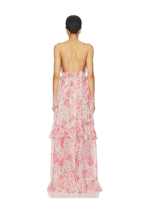 Lovers and Friends Cristina Gown in Pink. Size L. Also in S, M.
