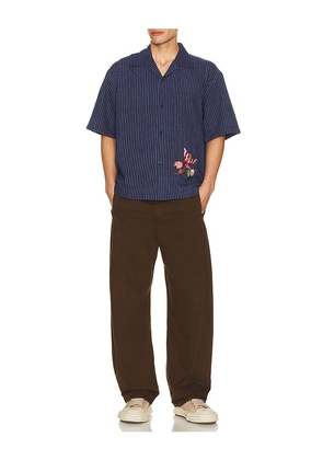 Kardo Rohit Shirt in Navy. Size L. Also in S, M, XL/1X.