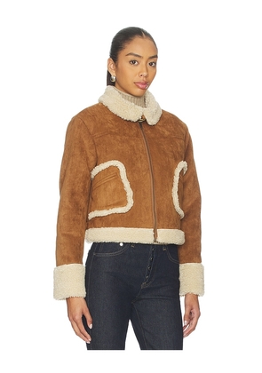 MOTHER The On Thin Ice in Cognac. Size M. Also in XS, L, XL.