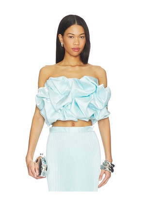 L'IDEE Sade Top in Baby Blue. Size 10/M. Also in 12/L, 14/XL, 6/XS, 8/S.