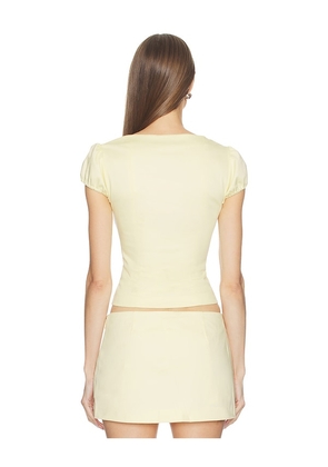 LOBA Rae Top in Yellow. Size XXS. Also in XS, S, M, XL.