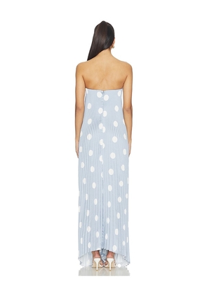 L'IDEE Black Tie Gown in Blue. Size 10/M. Also in 8/S, 6/XS, 12/L.