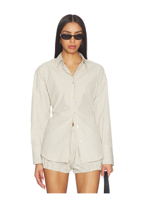 NIA x REVOLVE Jules Top in Cream. Size L. Also in M, S, XS.