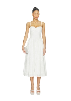NIA Destene Dress in White. Size L. Also in M, S, XL, XS.