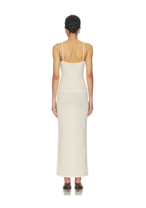 Kapri Evie Maxi Dress in Cream. Size L. Also in S, XXS, XS, M, XL.