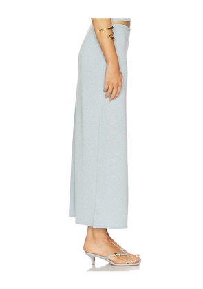 Kapri Mina Maxi Skirt in Baby Blue. Size L. Also in M, XL.