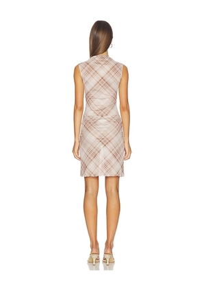 MORE TO COME Tristian Midi Skirt Set in Brown. Size L. Also in XS, XXS, S, M, XL.
