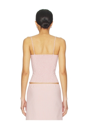 MORE TO COME Luciya Cami Top in Pink. Size L. Also in S, M.