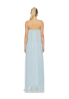 L'IDEE Aphrodite Gown in Baby Blue. Size 10/M. Also in 8/S, 6/XS.