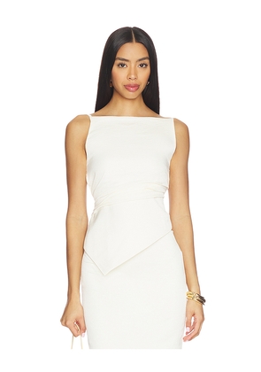 Nonchalant Label Elvina Top in Cream. Size L. Also in M, S, XS.