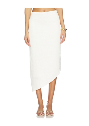 Nonchalant Label Belinda Skirt in Cream. Size L. Also in M, S, XS.