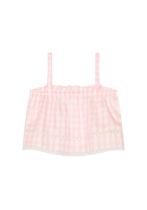 LoveShackFancy Kids Fiorella Top in Pink. Size 2. Also in 3, 4, 5, 6.