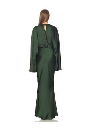 Norma Kamali Reverse Obie Gown in Dark Green. Size M. Also in XXS, XS.