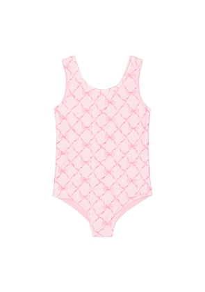 LoveShackFancy Kids Aldora Swimsuit in Pink. Size 2. Also in 3, 4, 5, 6.