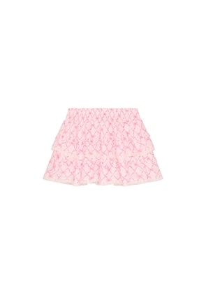 LoveShackFancy Tween Billie Skirt in Pink. Size 10. Also in 12, 14, 7, 8, 9.
