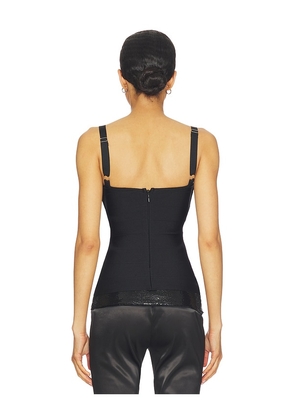NIIHAI Sneak Bandage Top in Black. Size L. Also in XS, S, M, XL.