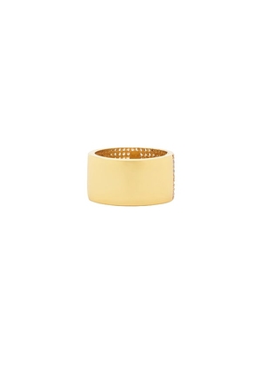 Mazin Jewels North Star Ring in Metallic Gold. Size 5. Also in 6, 7, 8.