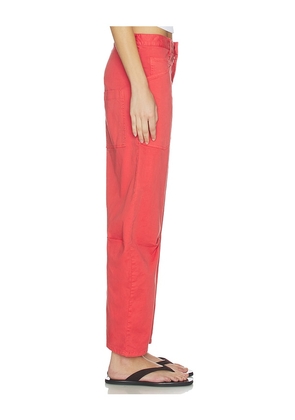 NILI LOTAN Shon Pant in Red. Size 0. Also in 4, 6.