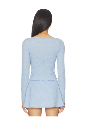 Lisa Says Gah Summer Top in Baby Blue. Size XS. Also in XXXL.