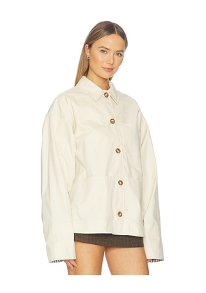 Lovers and Friends Sara Jacket in Beige. Size L. Also in XXS, S, XL.