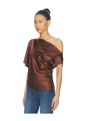 Lovers and Friends Margo Top in Chocolate. Size L. Also in XXS, M.