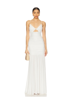 retrofete Bristol Mesh Dress in White. Size S. Also in XS.