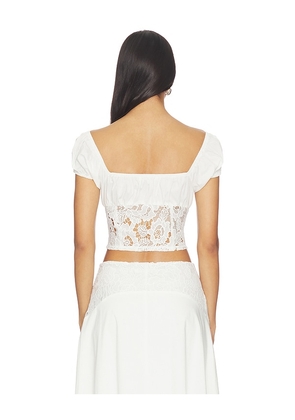MORE TO COME Loriela Top in White. Size XS. Also in L, M, S, XL, XXS.