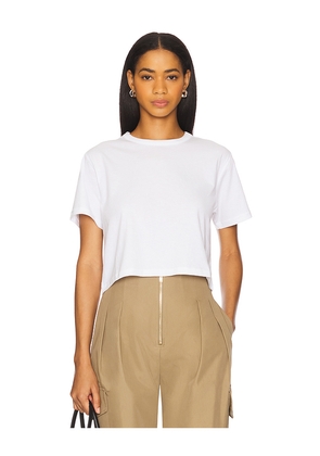 Sold Out NYC The Cropped Perfect Tee in White. Size L. Also in M, S, XS.