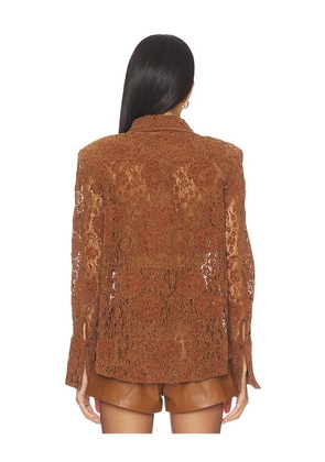Nonchalant Label Eliza Top in Cognac. Size L. Also in XS, S, M.