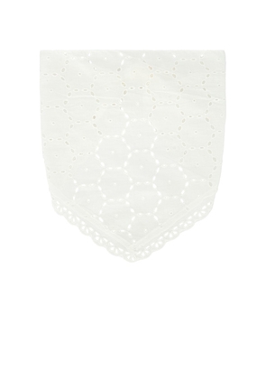 Lovers and Friends Paloma Triangle Scarf in White.