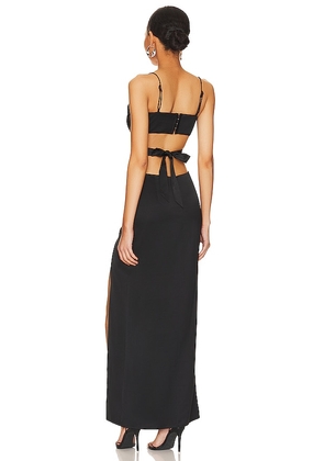 superdown Stacie Maxi Dress in Black. Size M. Also in XS, S, L, XL.