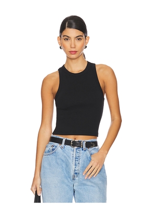 Sold Out NYC The Cropped Not So Basic Tank in Black. Size L. Also in M, S, XS.