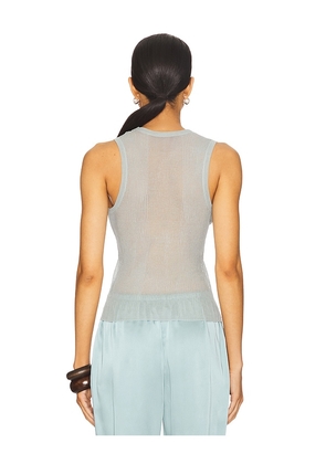 SEROYA Jori Tank Top in Blue. Size S. Also in M.