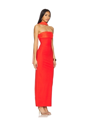 superdown Tierra Maxi Dress in Red. Size M. Also in L, XL.