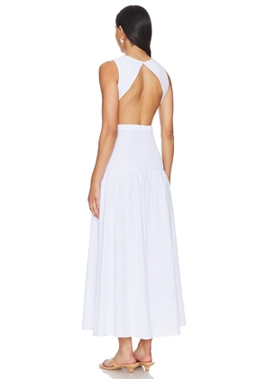 SNDYS Lottie Dress in White. Size M. Also in XL, XS.