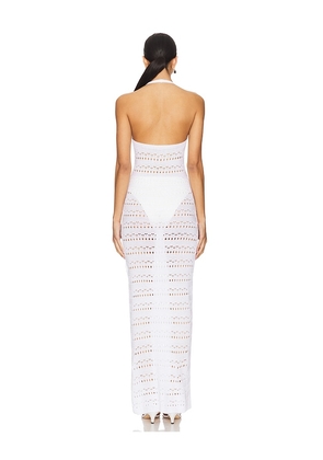 superdown Avril Maxi Dress in White. Size M. Also in XS, S, L.