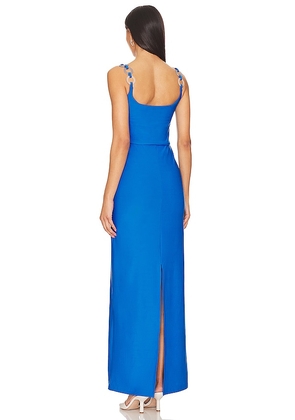 Saudade French Blue Maxi Dress in Blue. Size M. Also in L.