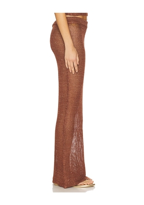 superdown Miranda Maxi Skirt in Chocolate. Size L. Also in XS, S, M.