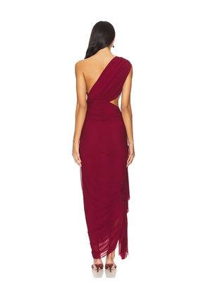 superdown Juliet Midi Dress in Red. Size L. Also in M, S, XL, XS, XXS.