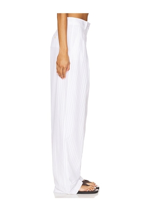 Theory Pleat Pant in White. Size 6. Also in 12.