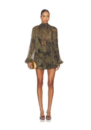 Ronny Kobo Tonchi Dress in Green. Size S. Also in M, XS.