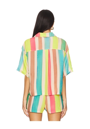 PQ Blake Button Top in Green. Size XS/S. Also in M/L.