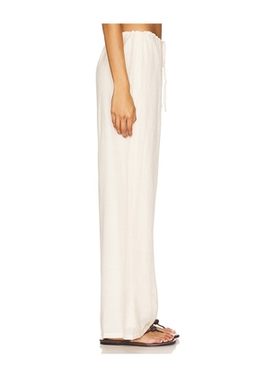 SNDYS Lyra Pant in Cream. Size M. Also in L, S, XL, XS, XXL, XXS.